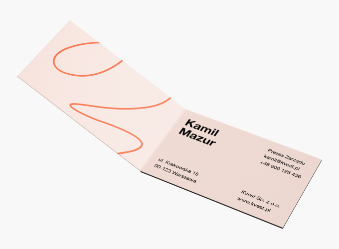 przykład wizytówki