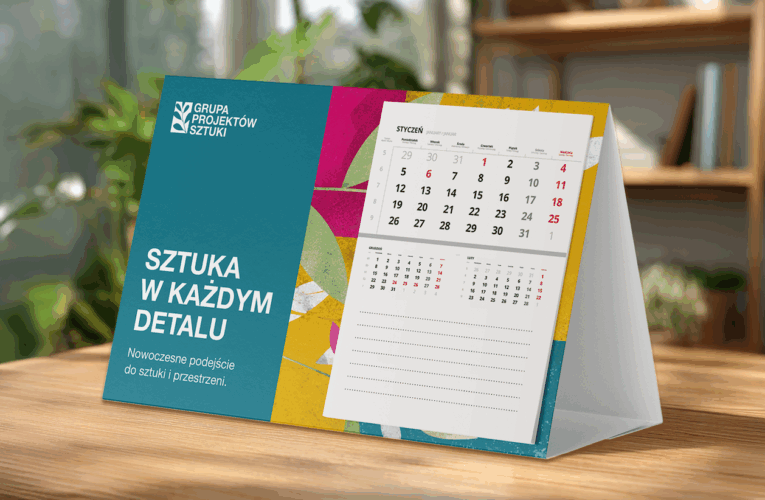 kalendarze biurkowe - drukuj online w Chroma
