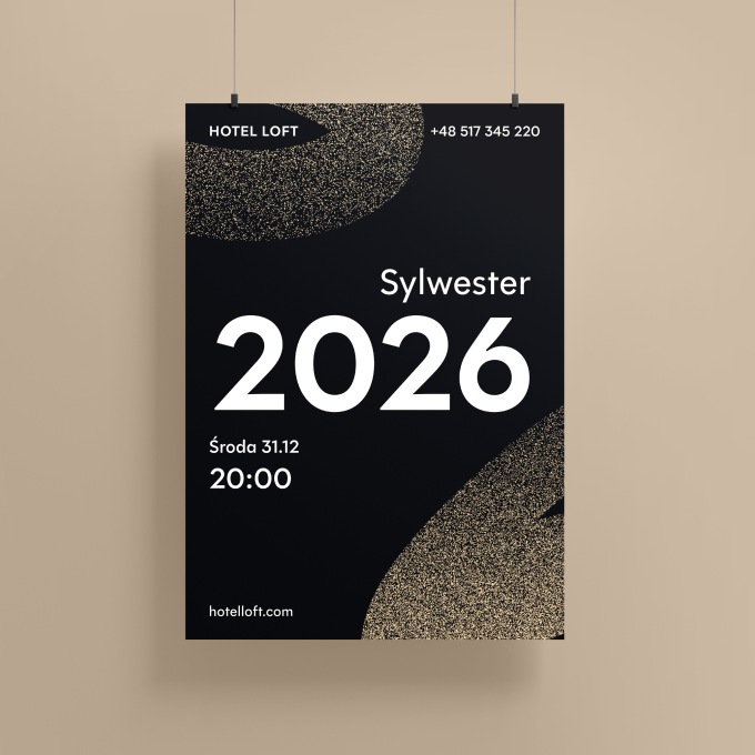 plakat sylwestrowy przykład