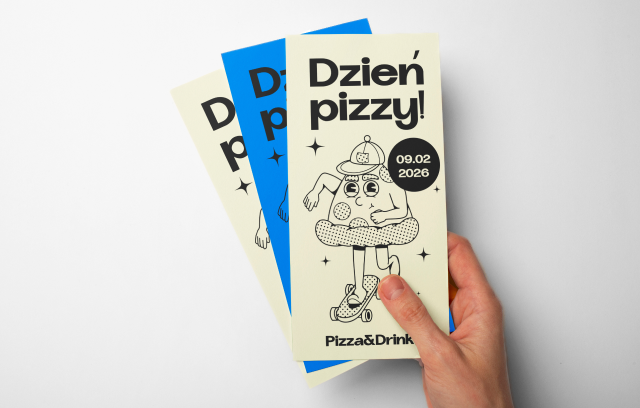 ulotka reklamowa na dzień pizzy