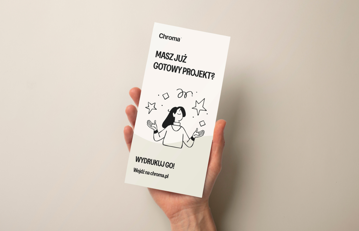 projket ulotki reklamowej cover image